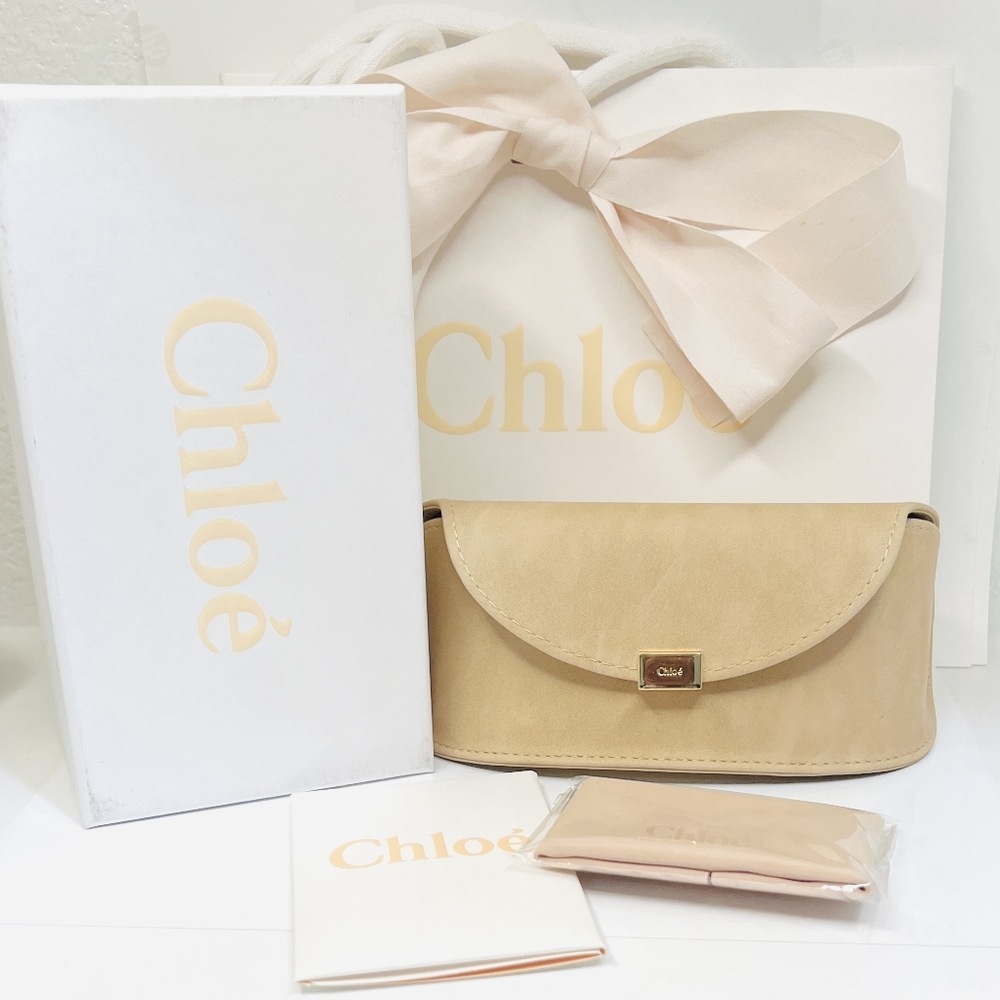 NEW CHLOE Large Sunglasses Case & Retail Boutique Packaging
